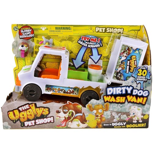 Furgone lavaggio cani sporco